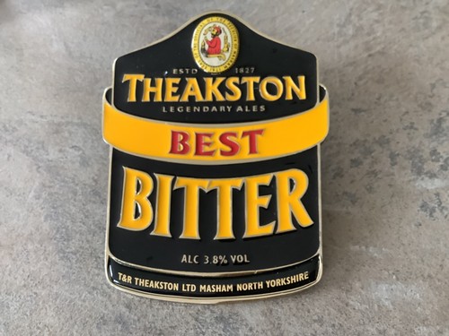 Theakston bitter metal - theakston, bitter 