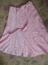 DAMART PINK PANELLED SKIRT SIZE 12 BNWOT