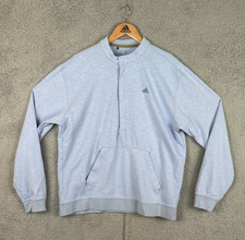 Adidas Golf Go-To Crest Graphic Long Sleeve T-Shirt 100% Cotton Size M