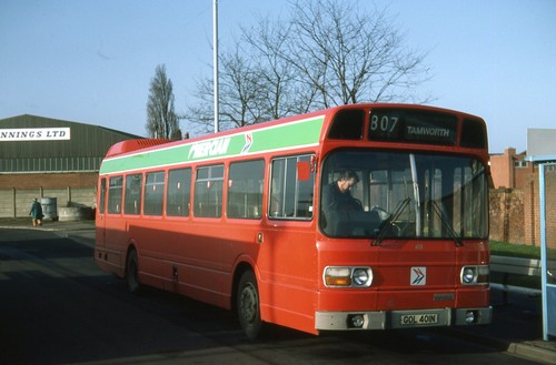 35mm bus slide midland red - -,