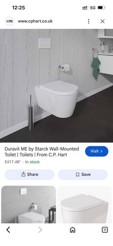 Duravit starck wall hung - me,