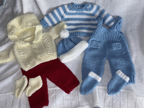 New hand knitted boy dolls - knitted,