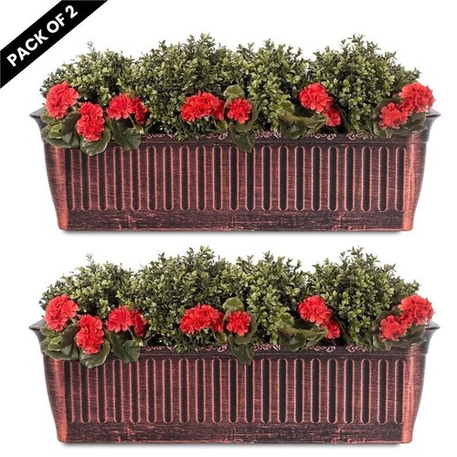 Plastic floral fluted - fluted, garden