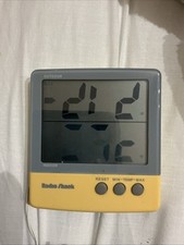 RARE! RadioShack 63-869 Large Display Indoor Outdoor Wireless Thermometer Tested