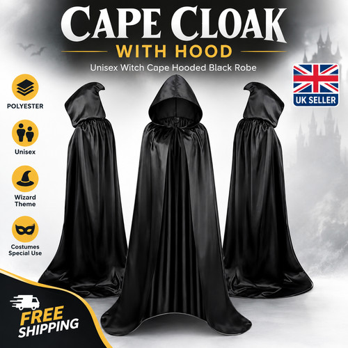 Halloween cloak hooded - halloween,