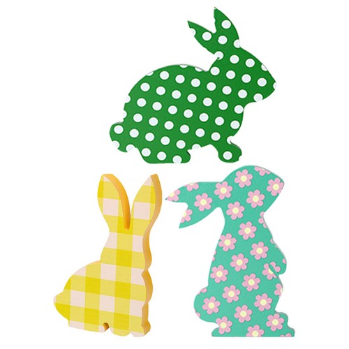 3pcs colorful easter bunny - 3pcs,