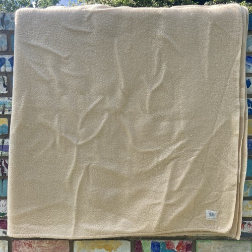 Vintage cream witney blanket - vintage,