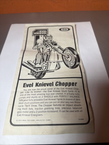 Evel knievel chopper assembly - knievel,