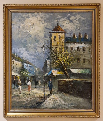 Burnett original oil painting - burnett,
