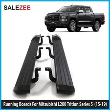 BLACK RUNNING BOARD SIDE STEPS