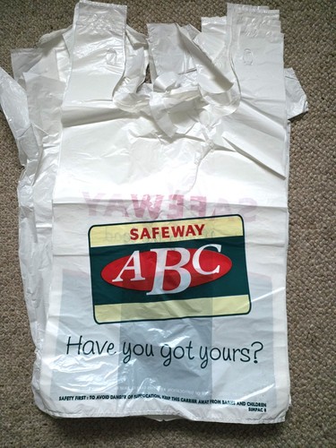 Safeway vintage plastic - x,