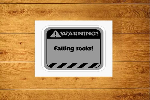 Failing socks sign warning - failing,