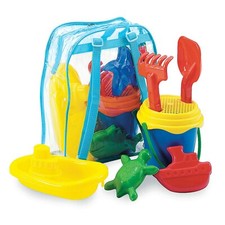 6pc Bucket & Spade Beach Set
