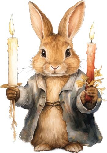 Colourful cute peter rabbit - peter,