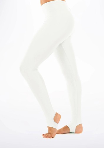 Stirrup leggings shiny - leggings,