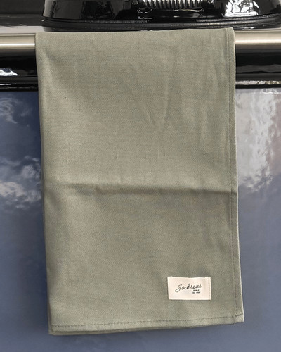 Sage green tea - towel, for