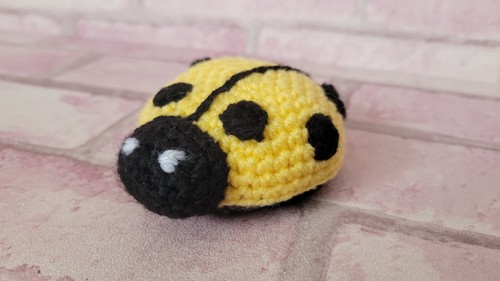 Crocheted ladybug handmade by - crocheted,