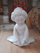 White Geisha Figurine, Made In