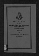 The History of the Argyll and