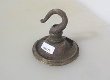 Victorian Brass Ceiling Light Hook Bracket Rose Old Vintage Hanger Antique 3"W