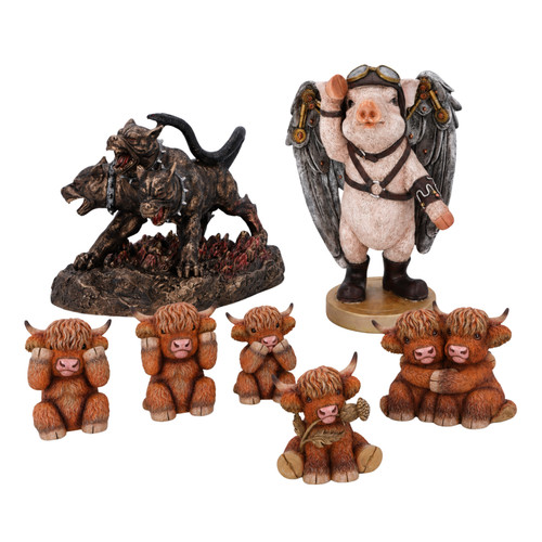 Nemesis now highland cow - now,