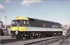 Railway Postcard BR Class 47