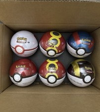 6 x Pokémon TCG Pokeball Tins