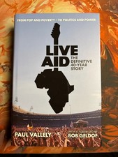 Bob Geldof SIGNED Live Aid