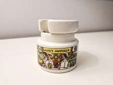 Vintage Kitsch Lord Nelson Pottery Colmans Mustard Pot 'The Mustard Shop'.