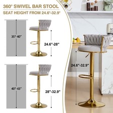 Set of 2 Counter Height Stools