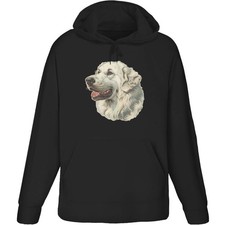 'Pyrenean Mountain Dog' Adult Hoodie / Hooded Sweater (HO049429)