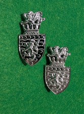 Police Collar Badge x 2 -