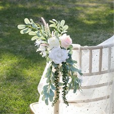 Set Of 10 Chair Back Floral
