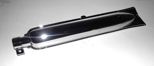 Exhaust silencer without clamp
