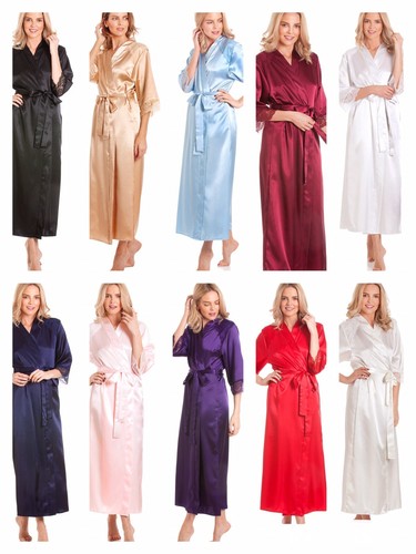 Ladies english made satin long - english,