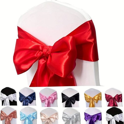 10pcs satin chair cover - satin,