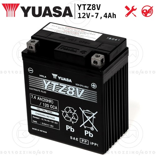 Original yuasa ytz8v battery - original,