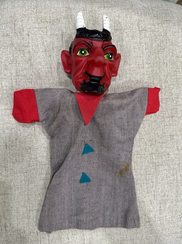 Vintage red devil hand - devil,
