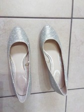 Debut silver glitter court