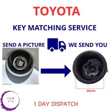 FOR TOYOTA YARIS SECURITY MASTER LOCKING WHEEL NUT KEY SERVICE UK BOLT MATCHING