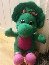 Barney the Dinosaur, Baby Bop Dinosaur Plush Soft Toy Fisher Price Mattel 2003