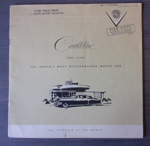 Cadillac range orig 1949 usa - cadillac,