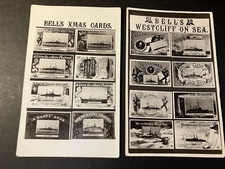 Malta Bells Werstcliff on Sea 2 Advertising Naval Greetings Card 1912 HMS Duncan