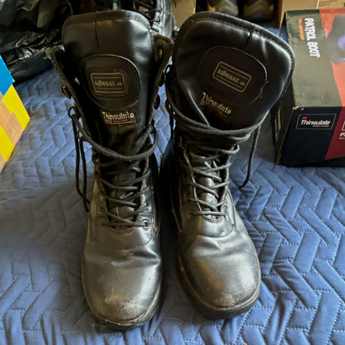 Kombat men black leather - black,