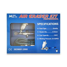 AIRBRUSH SANDBLASTING KIT FOR