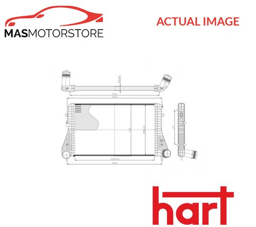 Intercooler radiator hart 614 - intercooler,