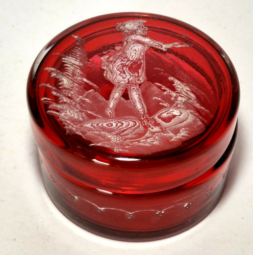 Victorian mary gregory - victorian, enamel