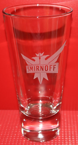 Smirnoff white lettering - white, vodka