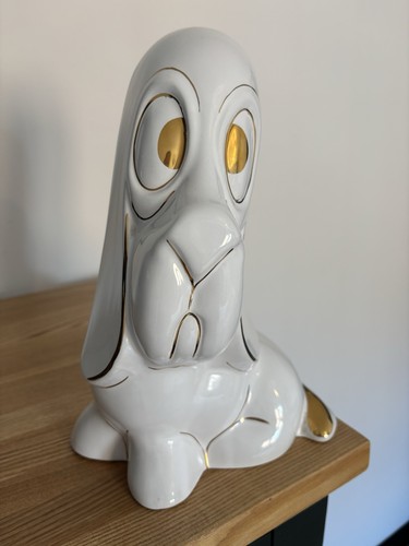 Vintage ceramic dog figure - ceramic,