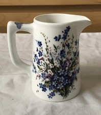 The Bristol China Company / Milk Jug / Forget-Me-Not Patten 10.5cm High